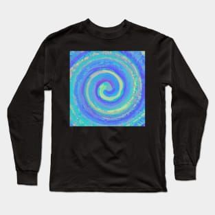 Diamond Swirl of Bright Colors Long Sleeve T-Shirt